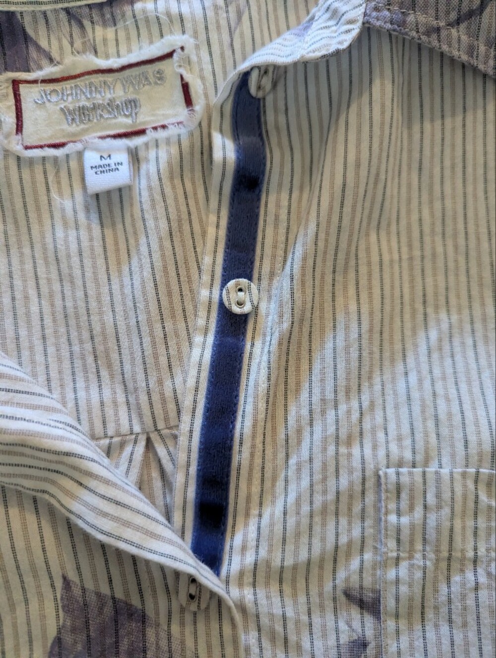 Johnny Was 100% Cotton Blouse Size M